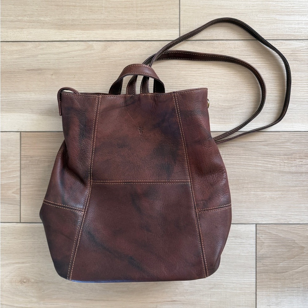 Frye Leather Backpack Brown - image 1